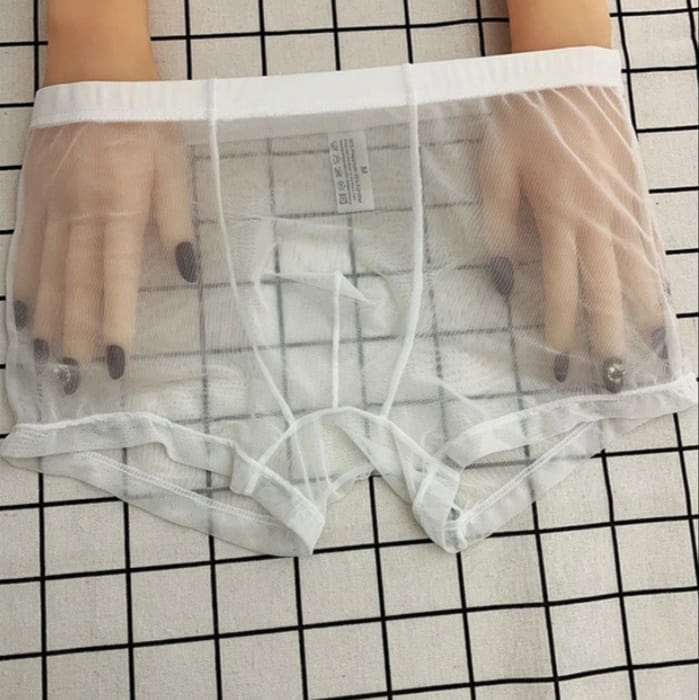MAD-MEN Transparent Boxer Underwear for Men's